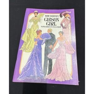 Gibson Girls Paper Dolls & Outfits Uncut Full Color Vintage 1985 Tom Tierney
